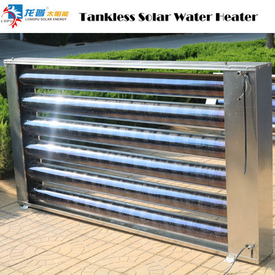 95 litros instalados en la pared tubo de vacío colector integral calentador de agua solar sin tanque de agua