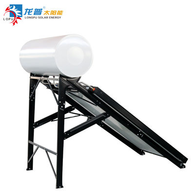 FPC 135L Calentador de agua solar Sistema presurizado Colector de placa plana Geisero solar con mantenimiento gratuito