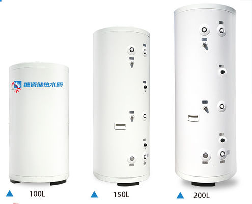 Intercambiador de calor cilindro de esmalte de 100 litros horno depósito de agua de pared montado