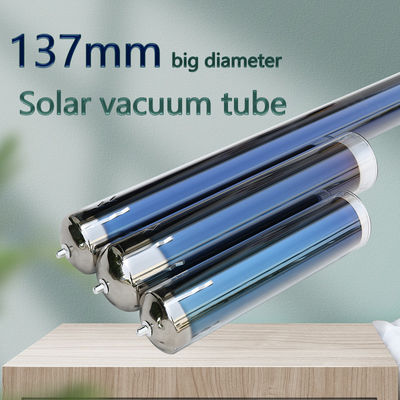 Tubo de vacío solar de 137 mm de diámetro exterior para los requisitos del cliente