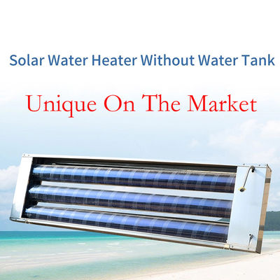 Mercado europeo Gran colector solar de tubo de vacío instalado en el techo para uso doméstico